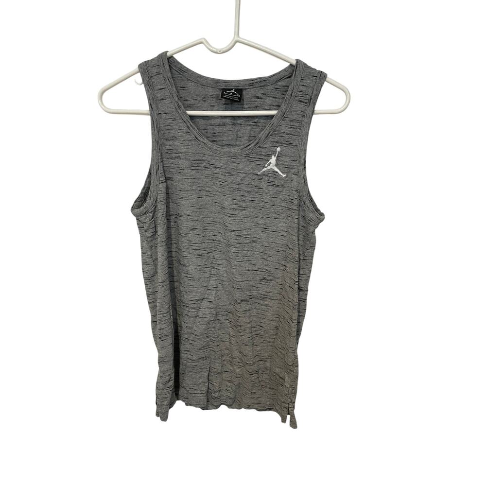 Michael Jordan junpman sport gray cotton tank top small